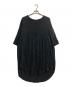 GROUND Y（グラウンドワイ）の古着「CATCH WASHER HEM ROUND JUMBO T-SHIRT」｜ブラック