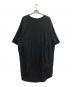 GROUND Y (グラウンドワイ) CATCH WASHER HEM ROUND JUMBO T-SHIRT ブラック サイズ:3：15000円
