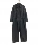 s'yteサイト）の古着「PE/STRETCH TWILL ALL-IN-ONE」｜ブラック