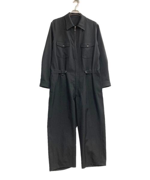 s'yte（サイト）s'yte (サイト) PE/STRETCH TWILL ALL-IN-ONE ブラック サイズ:2の古着・服飾アイテム