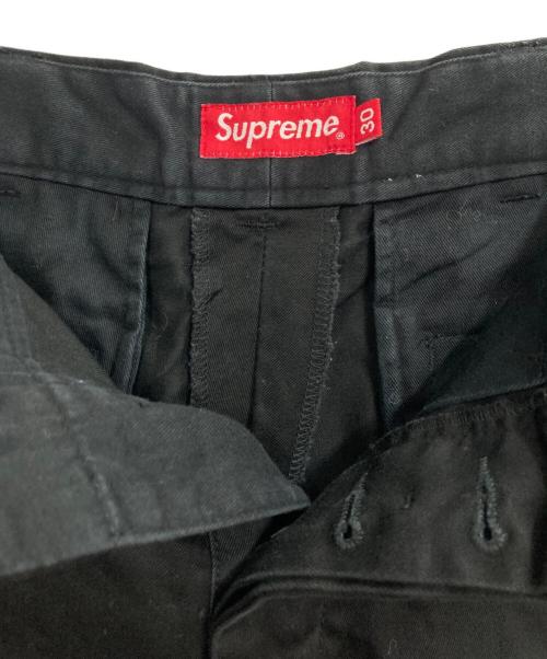 SUPREME（シュプリーム）Supreme (シュプリーム) Crown Chino Shorts ブラック サイズ:30の古着・服飾アイテム
