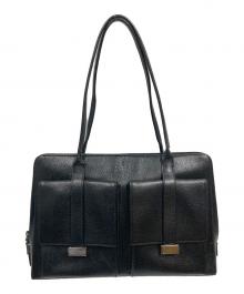 GUCCI（グッチ）の古着「レザートートバッグ」｜ブラック