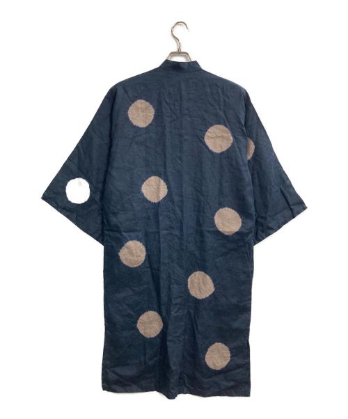 SOU・SOU（ソウソウ）SOU・SOU (ソウソウ) たばた絞り染めシャツワンピース インディゴ サイズ:Ｓの古着・服飾アイテム