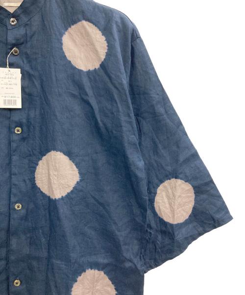 SOU・SOU（ソウソウ）SOU・SOU (ソウソウ) たばた絞り染めシャツワンピース インディゴ サイズ:Ｓの古着・服飾アイテム