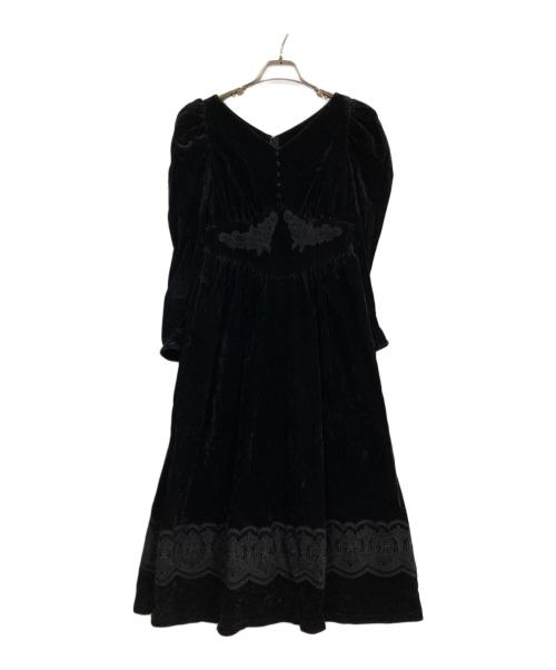 HER LIP TO（ハーリップトゥ）Her lip to (ハーリップトゥ) Royal Velour Long Dress ブラック サイズ:Sの古着・服飾アイテム