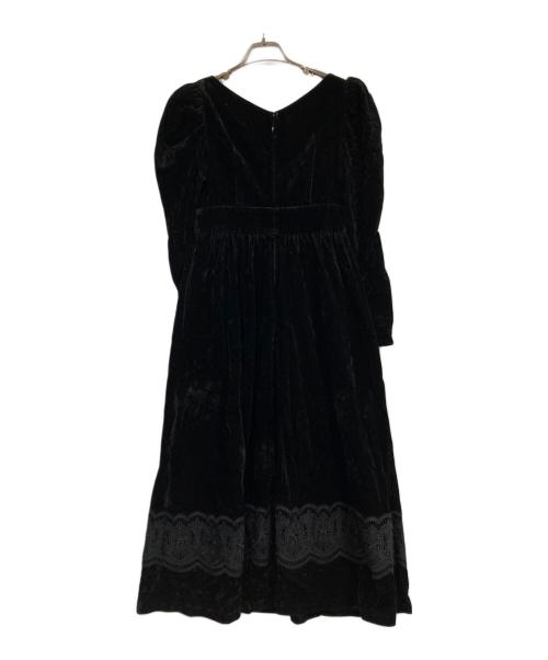 HER LIP TO（ハーリップトゥ）Her lip to (ハーリップトゥ) Royal Velour Long Dress ブラック サイズ:Sの古着・服飾アイテム