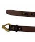 中古・古着 TORY LEATHER (トリーレザー) フックベルト ブラウン：8000円