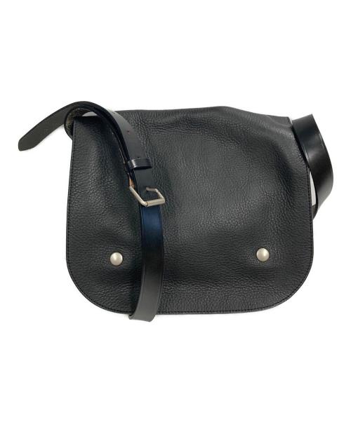 MARGARET HOWELL（マーガレットハウエル）MARGARET HOWELL (マーガレットハウエル) BRIDLE LEATHER SHOLDER BAG ブラックの古着・服飾アイテム