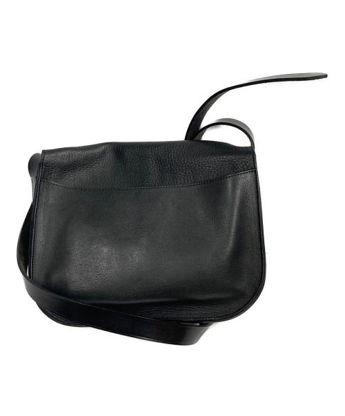 MARGARET HOWELL（マーガレットハウエル）MARGARET HOWELL (マーガレットハウエル) BRIDLE LEATHER SHOLDER BAG ブラックの古着・服飾アイテム
