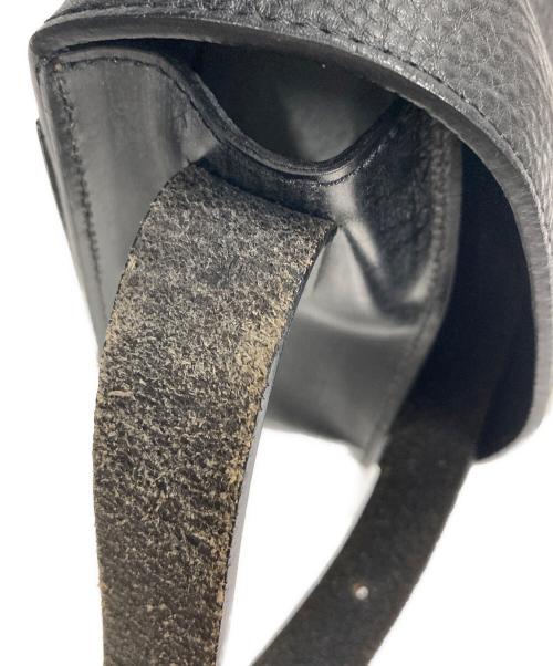 MARGARET HOWELL（マーガレットハウエル）MARGARET HOWELL (マーガレットハウエル) BRIDLE LEATHER SHOLDER BAG ブラックの古着・服飾アイテム