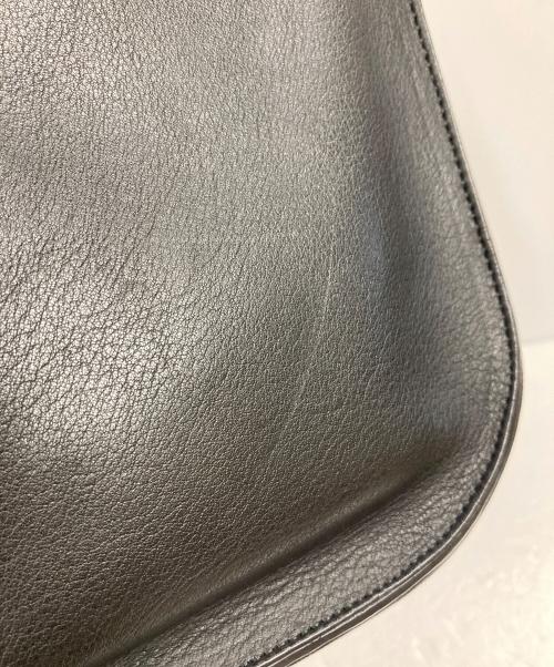 MARGARET HOWELL（マーガレットハウエル）MARGARET HOWELL (マーガレットハウエル) BRIDLE LEATHER SHOLDER BAG ブラックの古着・服飾アイテム