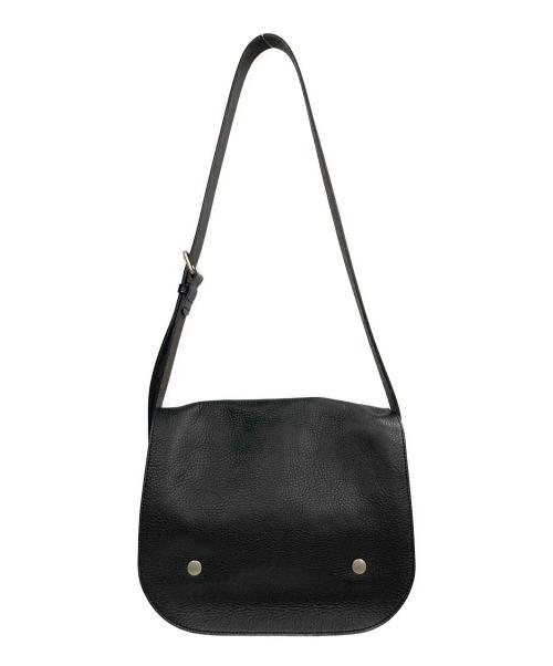 MARGARET HOWELL（マーガレットハウエル）MARGARET HOWELL (マーガレットハウエル) BRIDLE LEATHER SHOLDER BAG ブラックの古着・服飾アイテム