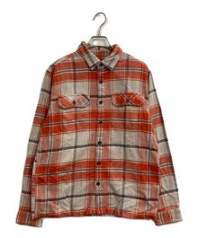 Patagonia（パタゴニア）の古着「フィヨルド・フランネル・シャツ」｜オレンジ