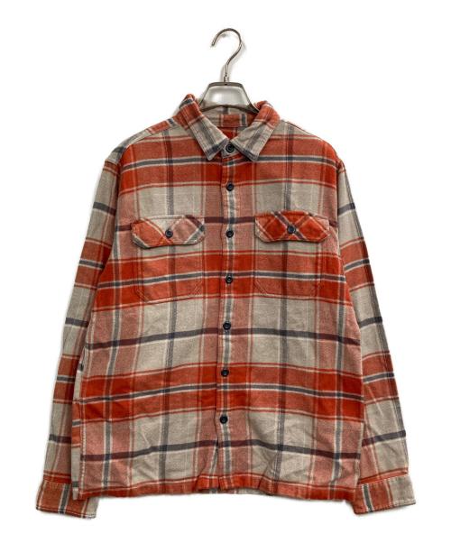 Patagonia（パタゴニア）Patagonia (パタゴニア) フィヨルド・フランネル・シャツ オレンジ サイズ:Sの古着・服飾アイテム