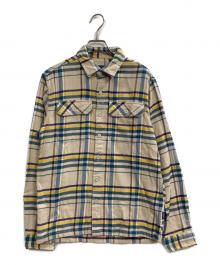 Patagonia（パタゴニア）の古着「フィヨルド・フランネル・シャツ」｜アイボリー