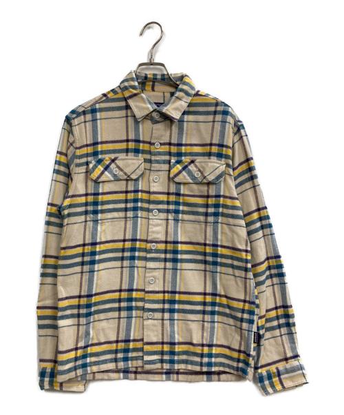 Patagonia（パタゴニア）Patagonia (パタゴニア) フィヨルド・フランネル・シャツ アイボリー サイズ:XSの古着・服飾アイテム