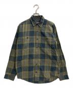 Patagoniaパタゴニア）の古着「ピマコットンチェックシャツ」｜グリーン