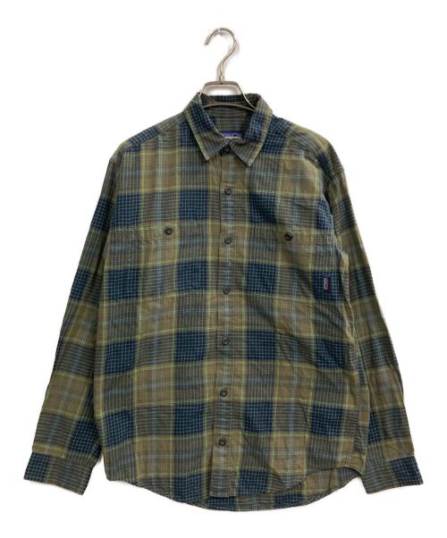 Patagonia（パタゴニア）Patagonia (パタゴニア) ピマコットンチェックシャツ グリーン サイズ:XSの古着・服飾アイテム