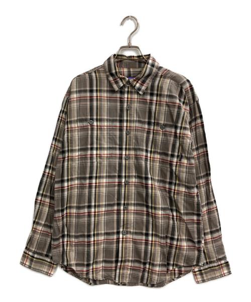 Patagonia（パタゴニア）Patagonia (パタゴニア) ピマコットンチェックシャツ グレー サイズ:XSの古着・服飾アイテム