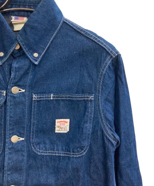 Pointer（ポインター）POINTER (ポインター) カバーオール インディゴ サイズ:Sの古着・服飾アイテム