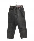 LEVI'Sリーバイス）の古着「90Sユーロ 901ブラックデニムパンツ」｜ブラック