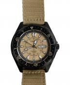 CASIOカシオ）の古着「Classic Analog Tan Nylon Strap Watch」｜ベージュ