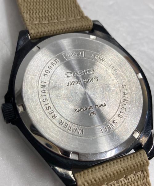 CASIO（カシオ）CASIO (カシオ) Classic Analog Tan Nylon Strap Watch ベージュの古着・服飾アイテム