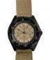 CASIO（カシオ）の古着「Classic Analog Tan Nylon Strap Watch」｜ベージュ