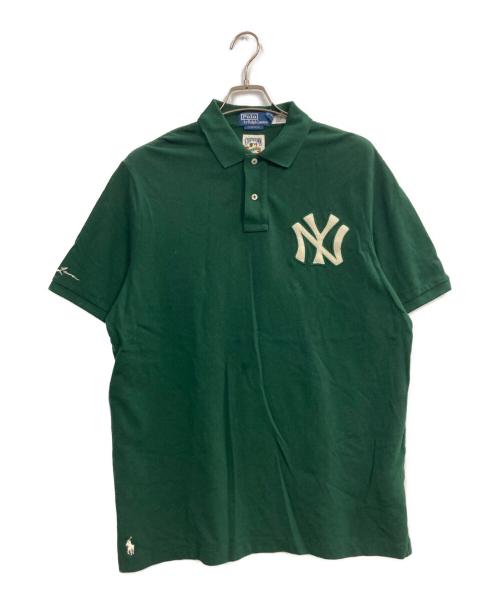 POLO RALPH LAUREN（ポロ・ラルフローレン）POLO RALPH LAUREN (ポロ・ラルフローレン) Cooperstown (クーパーズタウン) ポロシャツ グリーン サイズ:Lの古着・服飾アイテム