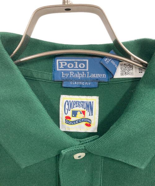 POLO RALPH LAUREN（ポロ・ラルフローレン）POLO RALPH LAUREN (ポロ・ラルフローレン) Cooperstown (クーパーズタウン) ポロシャツ グリーン サイズ:Lの古着・服飾アイテム