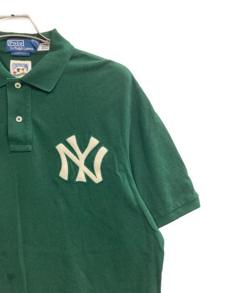 POLO RALPH LAUREN（ポロ・ラルフローレン）POLO RALPH LAUREN (ポロ・ラルフローレン) Cooperstown (クーパーズタウン) ポロシャツ グリーン サイズ:Lの古着・服飾アイテム
