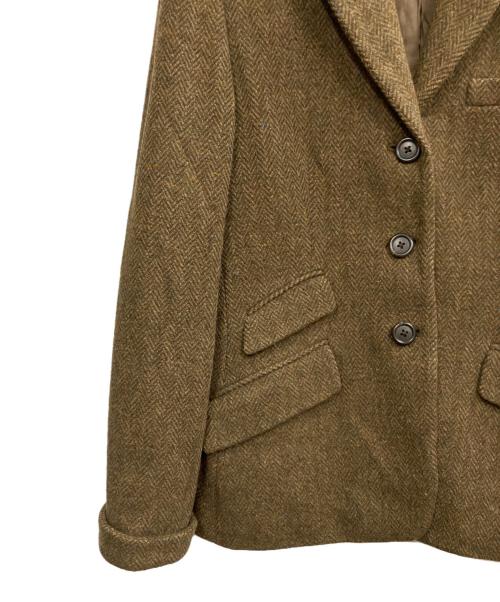 RALPH LAUREN（ラルフローレン）RALPH LAUREN (ラルフローレン) ツイードジャケット カーキ サイズ:M(9)の古着・服飾アイテム