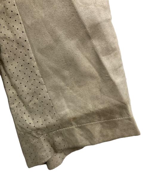 BURBERRY LONDON（バーバリーロンドン）BURBERRY LONDON (バーバリーロンドン) アマレッタレザージャケット ベージュ サイズ:3Lの古着・服飾アイテム