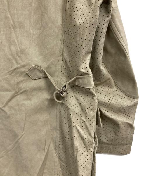 BURBERRY LONDON（バーバリーロンドン）BURBERRY LONDON (バーバリーロンドン) アマレッタレザージャケット ベージュ サイズ:3Lの古着・服飾アイテム