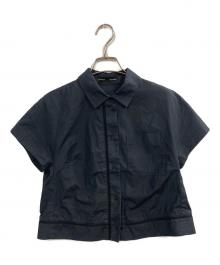 PROENZA SCHOULER（プロエンザ スクーラー）の古着「半袖シャツ」｜ネイビー