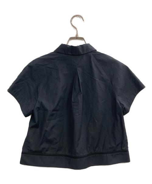 PROENZA SCHOULER（プロエンザ スクーラー）PROENZA SCHOULER (プロエンザ スクーラー) 半袖シャツ ネイビーの古着・服飾アイテム