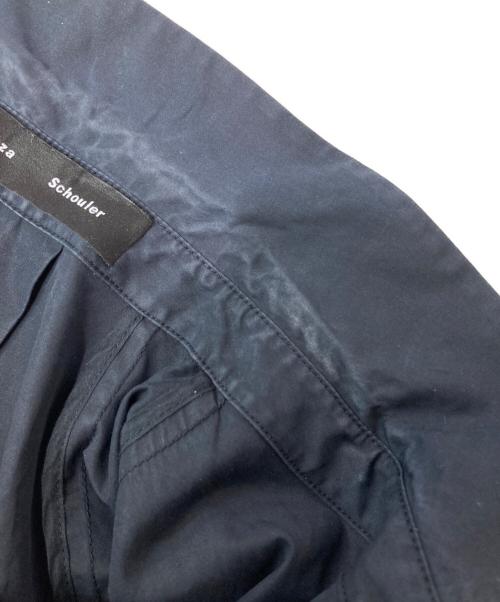 PROENZA SCHOULER（プロエンザ スクーラー）PROENZA SCHOULER (プロエンザ スクーラー) 半袖シャツ ネイビーの古着・服飾アイテム