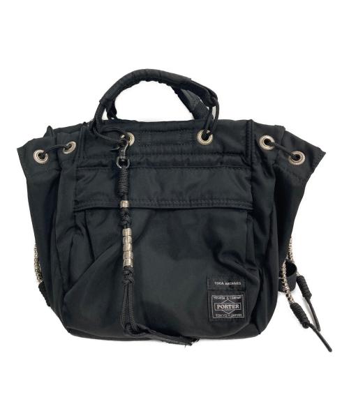 PORTER（ポーター）PORTER (ポーター) TOGA ARCHIVES (トーガアーカイブス) 21ss string bag ブラックの古着・服飾アイテム