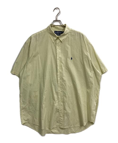 RALPH LAUREN（ラルフローレン）RALPH LAUREN (ラルフローレン) BLAKE S/Sチェックシャツ イエロー サイズ:XXLの古着・服飾アイテム