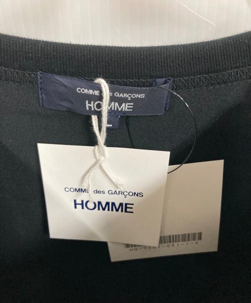 COMME des GARCONS HOMME（コムデギャルソン オム）COMME des GARCONS HOMME (コムデギャルソン オム) 綿天竺製品プリント Tシャツ ブラック サイズ:Lの古着・服飾アイテム