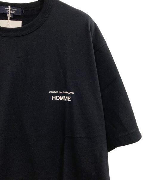 COMME des GARCONS HOMME（コムデギャルソン オム）COMME des GARCONS HOMME (コムデギャルソン オム) 綿天竺製品プリント Tシャツ ブラック サイズ:Lの古着・服飾アイテム