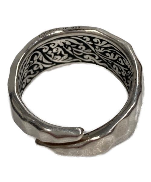 ZOCALO（ソカロ）ZOCALO (ソカロ) Hammered Texture Ring : Eye of Providence シルバーカラー サイズ:23号の古着・服飾アイテム