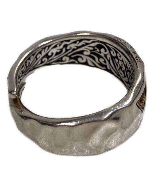 ZOCALO（ソカロ）ZOCALO (ソカロ) Hammered Texture Ring : Eye of Providence シルバーカラー サイズ:23号の古着・服飾アイテム