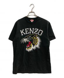 KENZO（ケンゾー）の古着「タイガー刺繍Tシャツ」｜ブラック