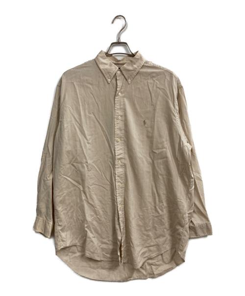 POLO RALPH LAUREN（ポロ・ラルフローレン）POLO RALPH LAUREN (ポロ・ラルフローレン) 長袖シャツ ベージュ サイズ:16 1/2の古着・服飾アイテム