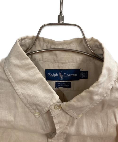 POLO RALPH LAUREN（ポロ・ラルフローレン）POLO RALPH LAUREN (ポロ・ラルフローレン) 長袖シャツ ベージュ サイズ:16 1/2の古着・服飾アイテム