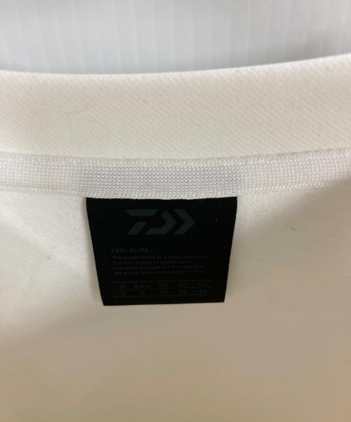 DAIWA PIER39（ダイワ ピア39）DAIWA PIER39 (ダイワ ピア39) TECH FLEX JERSEY CREW ホワイト サイズ:sの古着・服飾アイテム