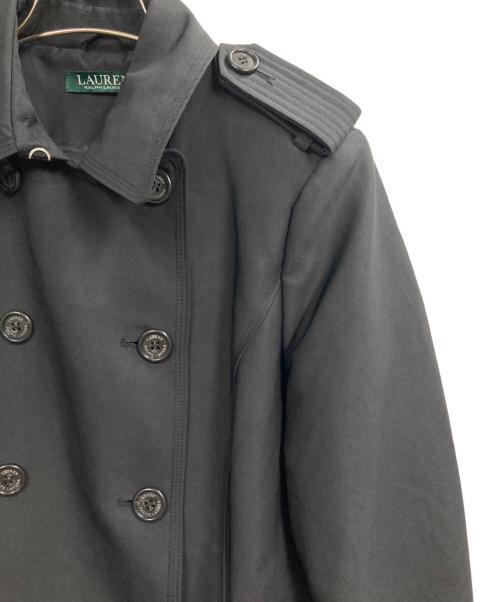 LAUREN RALPH LAUREN（ローレンラルフローレン）LAUREN RALPH LAUREN (ローレンラルフローレン) トレンチコート ブラック サイズ:Sの古着・服飾アイテム