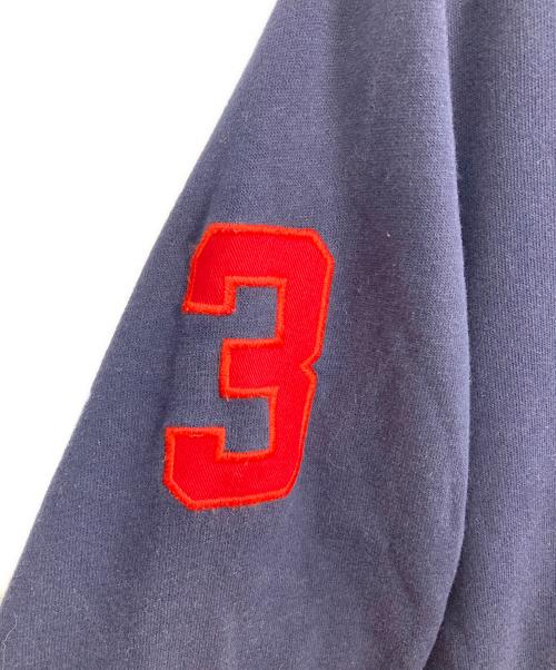 POLO RALPH LAUREN（ポロ・ラルフローレン）POLO RALPH LAUREN (ポロ・ラルフローレン) Triple Pony Fleece Hoodie ネイビー サイズ:Lの古着・服飾アイテム