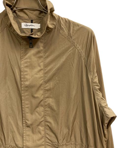 Gymphlex（ジムフレックス）Gymphlex (ジムフレックス) ナイロンモッズコート ベージュ サイズ:Lの古着・服飾アイテム